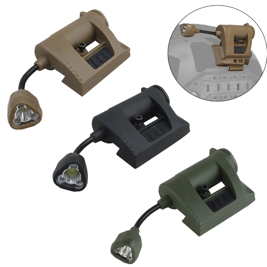 Linterna táctica para casco